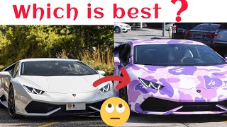Career Overview Best Lamborghini Huracan Colours 2021 /Spray Paint /Which Colour Is Best?