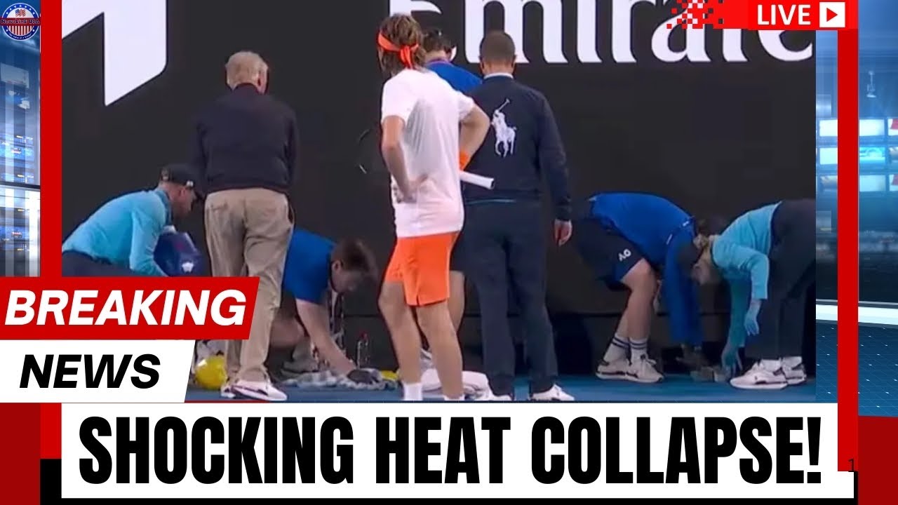 Australian Open Chaos: Ball Girl Collapses in Shocking Heat!🔴 LIVE BREAKING NEWS
