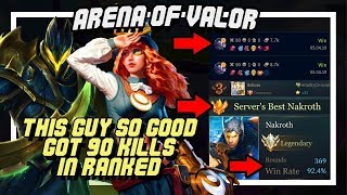 ⚔️ SOLO Q CONQUEROR LINDIS BEATS BEST NAKROTH PLAYER IN THE WORLD 94% WIN RATE NAKROTH 
