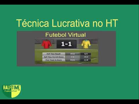Bet365 Futebol Virtual lucro na segunda entrada técnica só no HT (primeiro tempo)