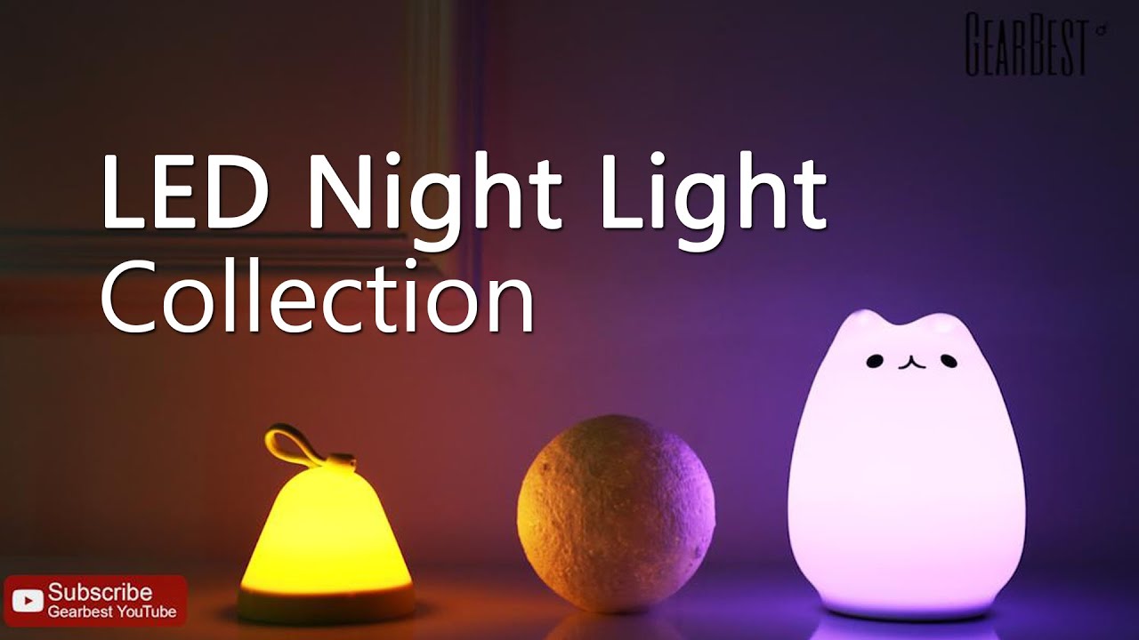 LED Night Light Collection YouTube