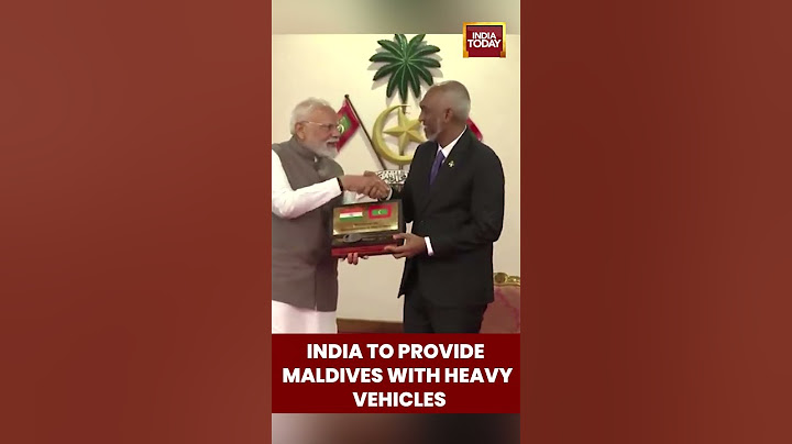 India Provides 72 Heavy Vehicles To Maldivian Ministry Of Defence During PM Modi Visit