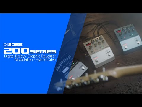 Introducing the BOSS 200 Series (DD-200, EQ-200, MD-200, OD-200)