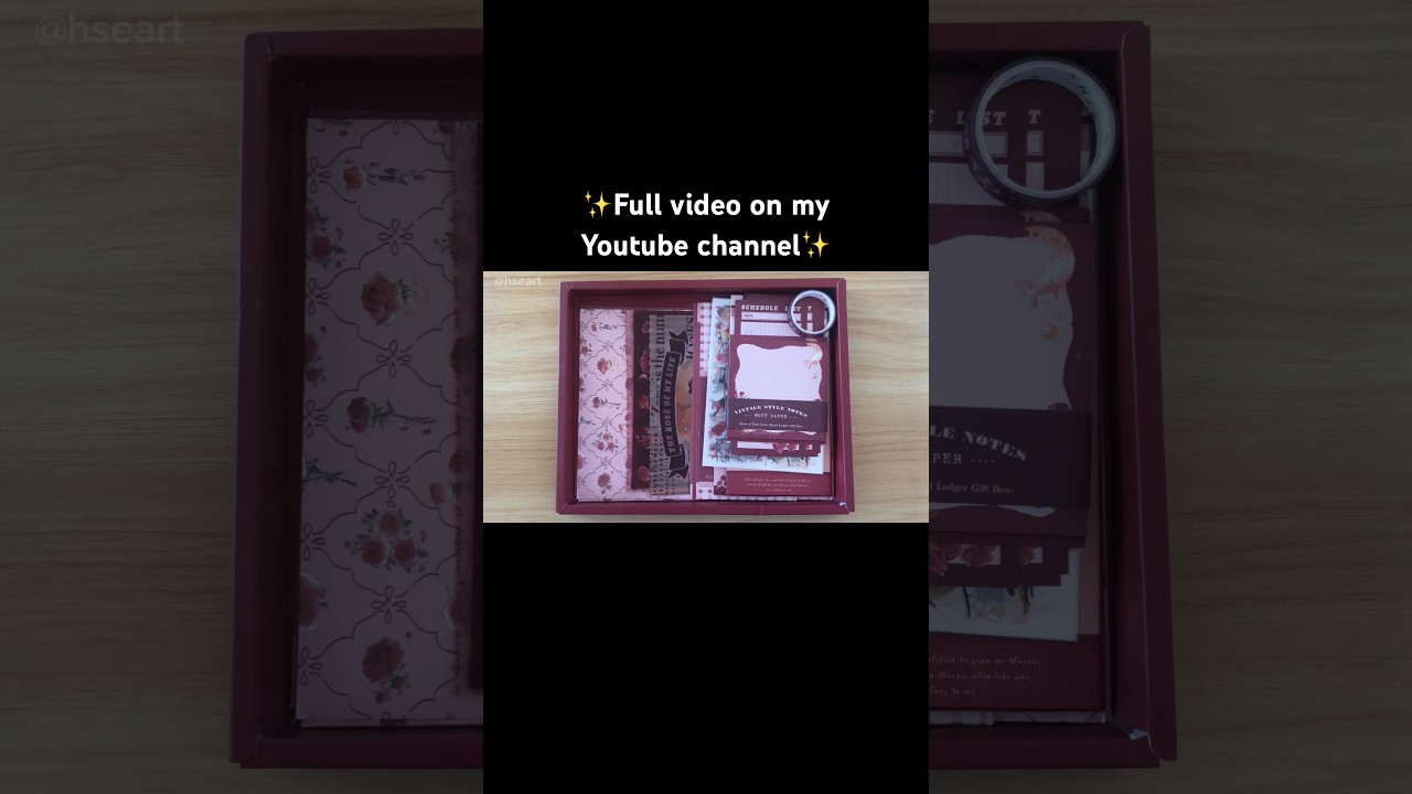 Unboxing Rose Whipser Journal kit🌹✨