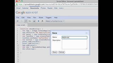Google Apps Script: Learn to create UI using Apps Script