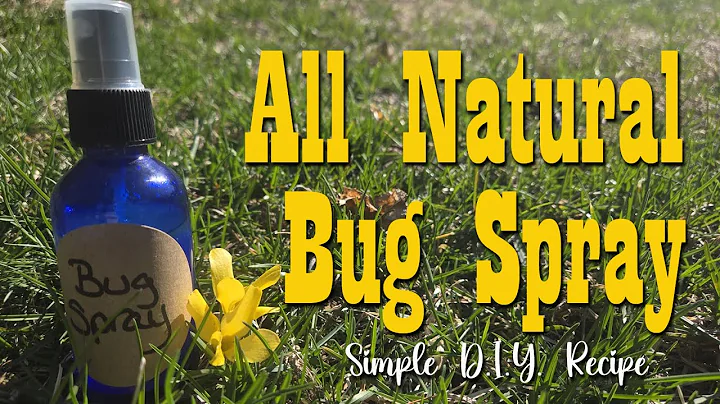 All Natural Bug Spray ~ Simple,  Non-Toxic D.I.Y. Recipe
