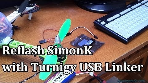 Flashing SimonK Through the Servo Cable - Turnigy USB Linker