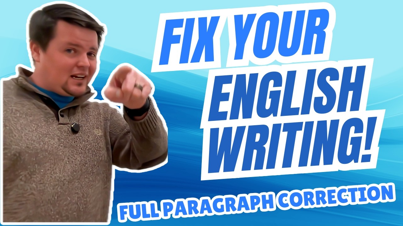Correcting ESL Student Writing: Common Mistakes & How to Fix Them (Real ...