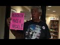 Rep Adam Schiff Staff LOCKS OUT Trump Supporters But They Convey Message DO NOT IMPEACH