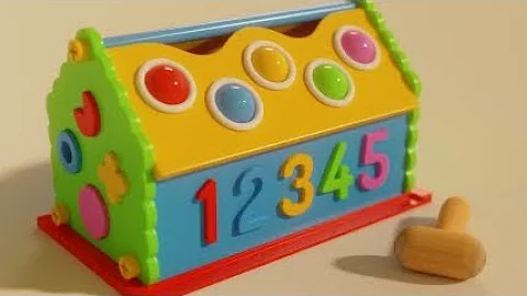 Best Learning Numbers, Shapes & Counting 1 - 10 | Preschool Toddler Learning Toy Video