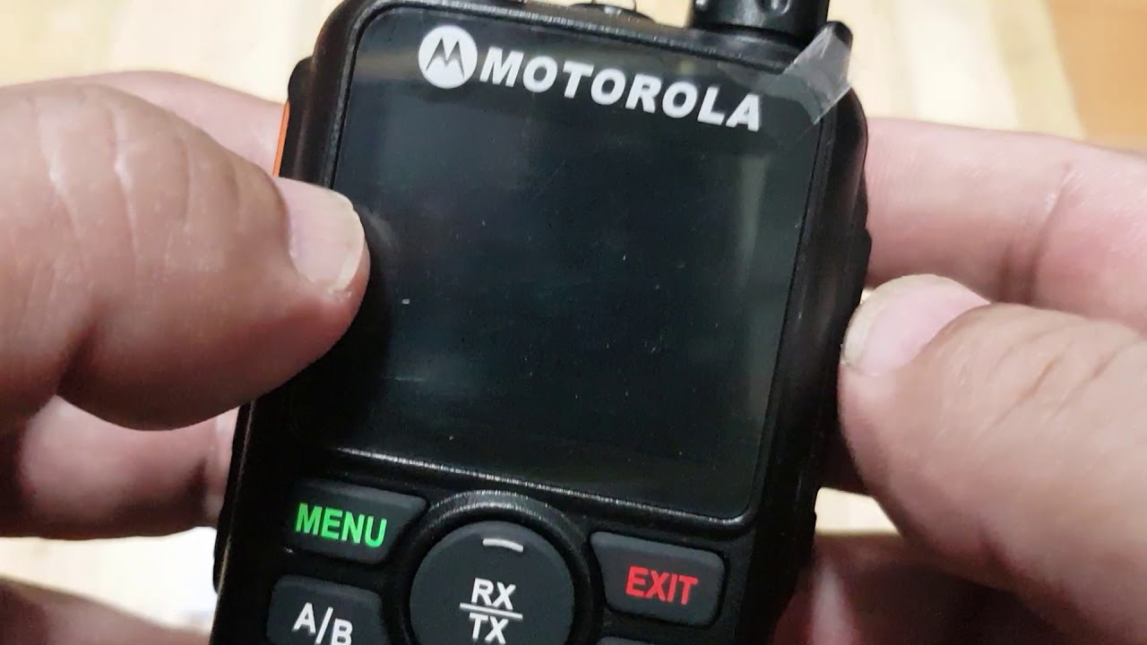 วิธีฟังช่องเดียว Motorola gp888