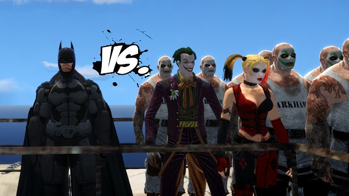 BATMAN VS JOKER & HARLEY QUINN - EPIC SUPERHEROES BATTLE