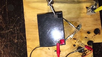 Simple Demo of Thyristor as a Current Switch