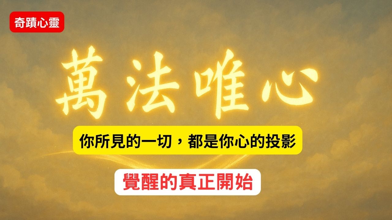 《萬法唯心》：你所見的一切，都是你心的投影｜覺醒的真正開始 EP20 #萬法唯心 #心靈覺醒 #靈性成長 #奇蹟心靈 #原諒的力量