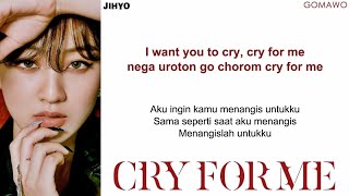 TWICE - CRY FOR ME EASY LYRICS/INDO SUB by GOMAWO