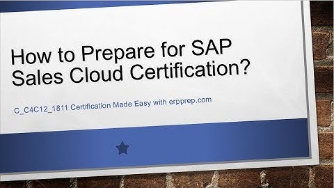 Latest Questions Answers and Study Guide for SAP Sales Cloud Certification Exam