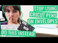 How to Address Envelopes with Cricut Print then Cut