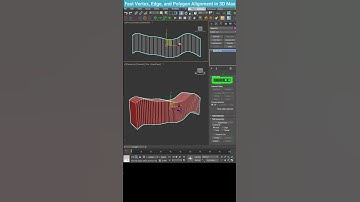 Fast Vertex, Edge, and Polygon Alignment in 3ds Max #shorts #tips #3dsmax #alignment