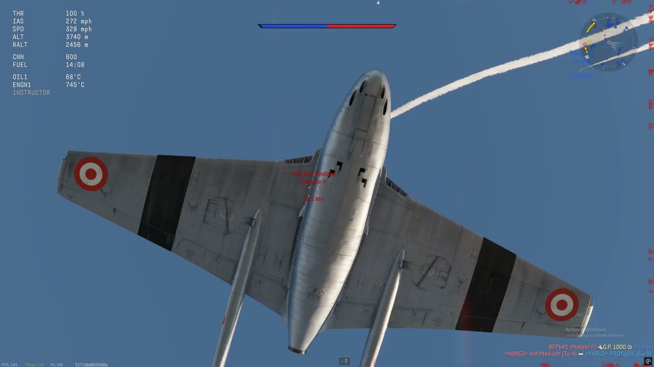 Vampire FB 52A  5 and 0  Grave Robbers' Cliffs  (AB)