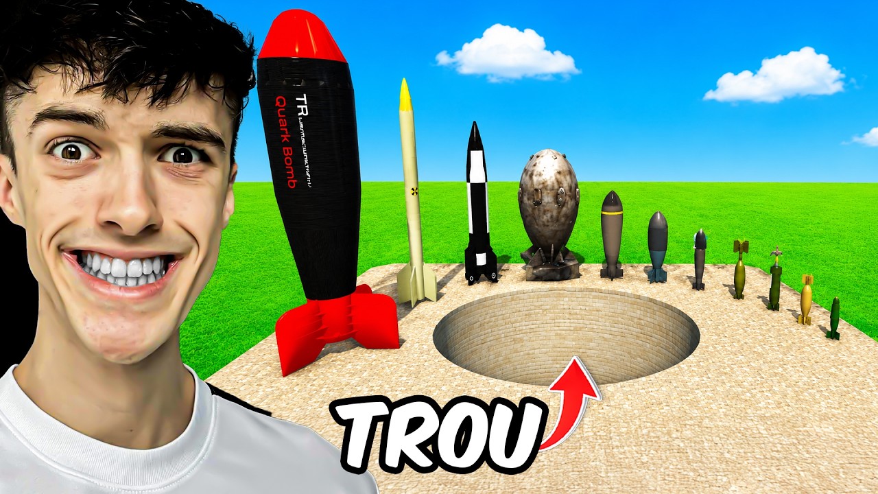 J'aurais Jamais Dû Envoyer TOUTES les BOMBES NUCLÉAIRES dans le TROU de GARRY'S MOD... (j'ai crash)
