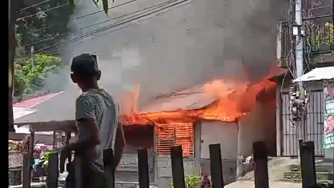 NAG IISANG BAHAY NABALOT NG USOK AT APOY,KAHIT NASUNUGAN TULOY ANG KASAL