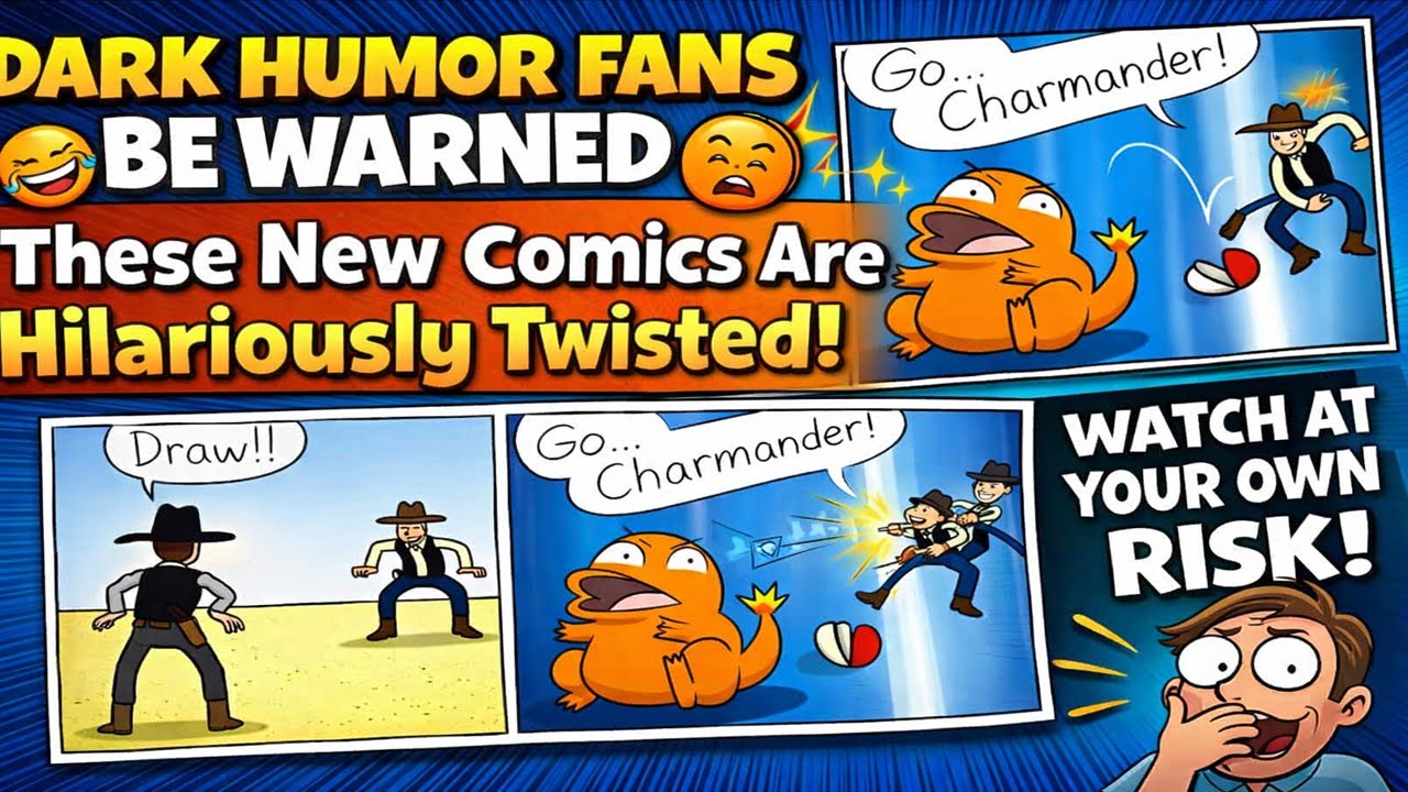 🤣 Dark Humor Fans Be Warned: These New Comics Are Hilariously Twisted!