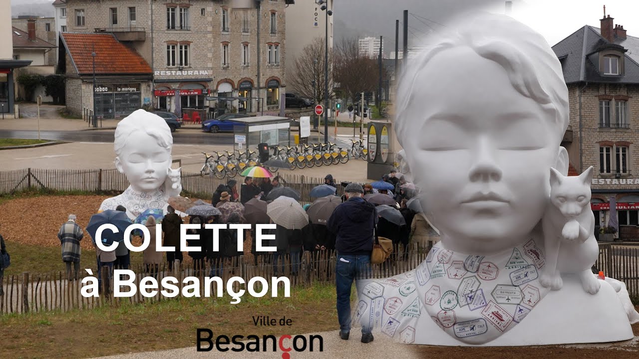 Une nouvelle sculpture monumentale en hommage à Colette ! YouTube