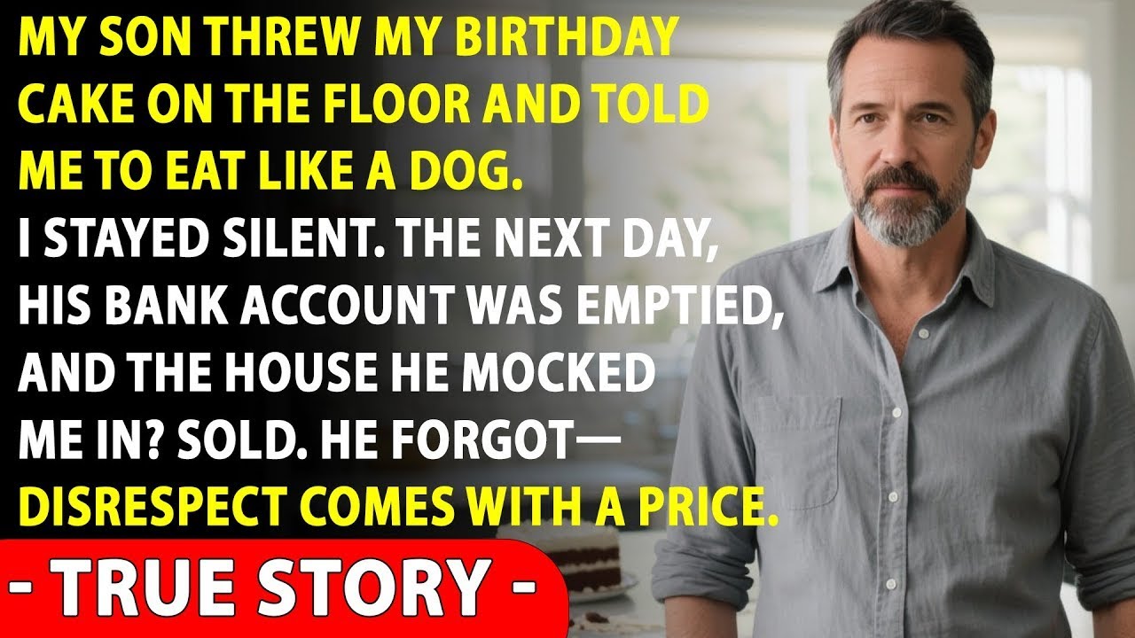 My SON Throw My Birthday Cake On The Floor & Told Me To Eat It…Next Day Their Bank Empty & Home Sold