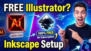 How To Install Inkscape (FREE Adobe Illustrator Alternative) | Step-by-Step Beginner Guide 2026
