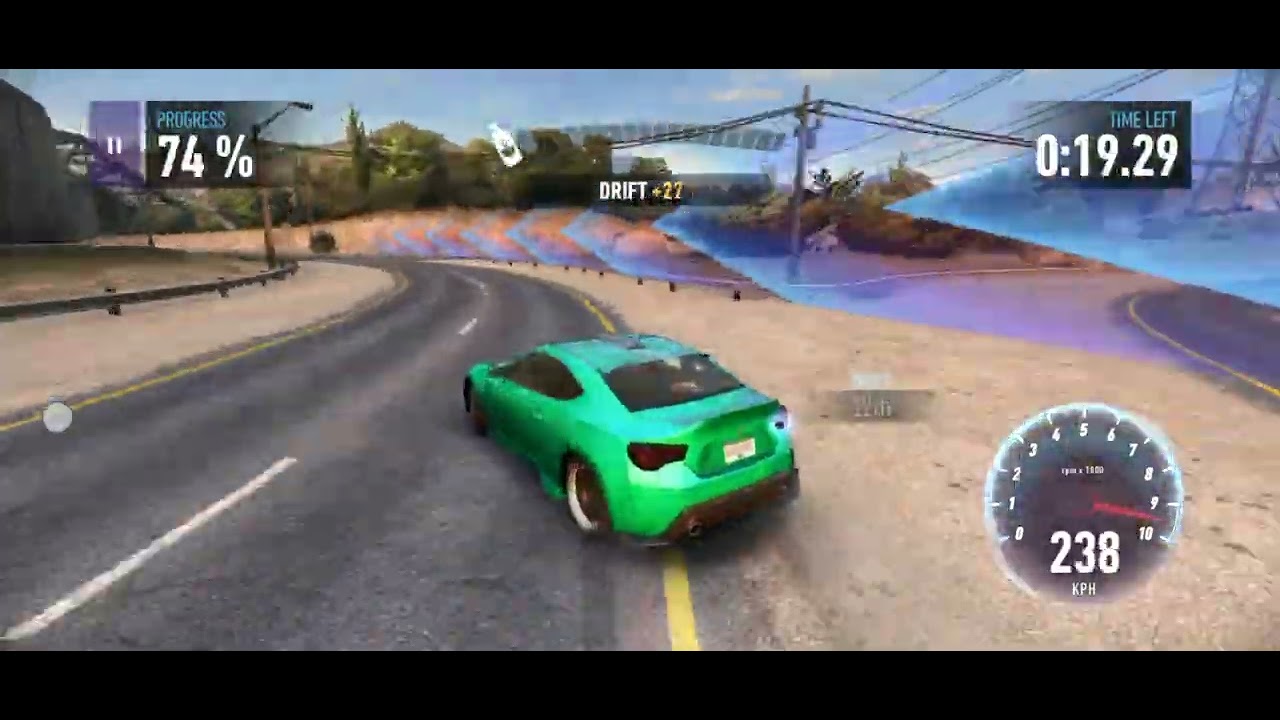 Playing NFS in the car series