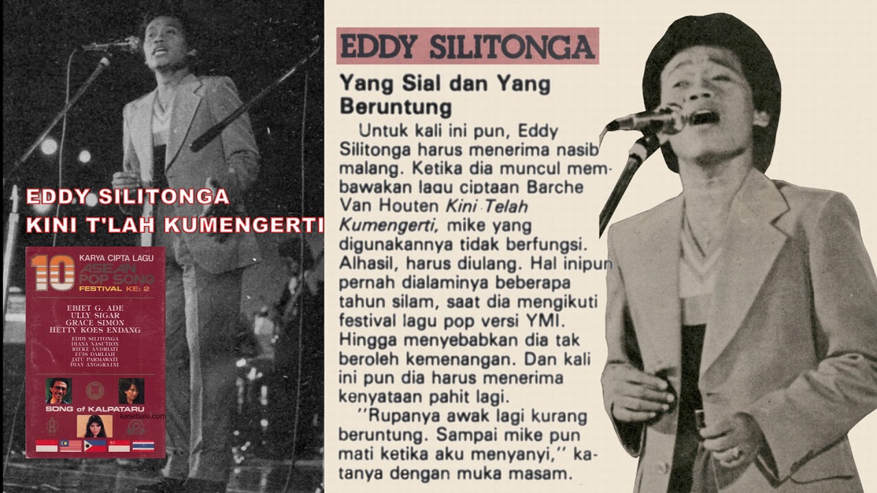 Eddy Silitonga - Kini T'lah Ku Mengerti