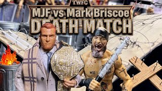 WWE figure Death Match: MJF vs Mark Briscoe TWFC MegaMania