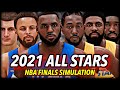 I Simulated the 2021 ALL STAR GAME in the NBA FINALS on NBA 2K21 Next Gen... here’s what happened