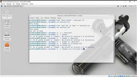 GNU/Linux (I) - Redirección de entradas/salidas/error y tuberías