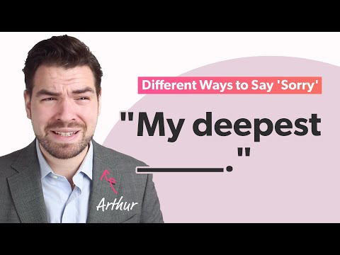 Different Ways to Say 'Sorry' | Arthur x Cake - Different Ways to Say 'Sorry' | Arthur x Cake