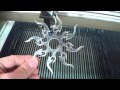 Laser Cut acrylic: Sun vector, China laser cutting machine