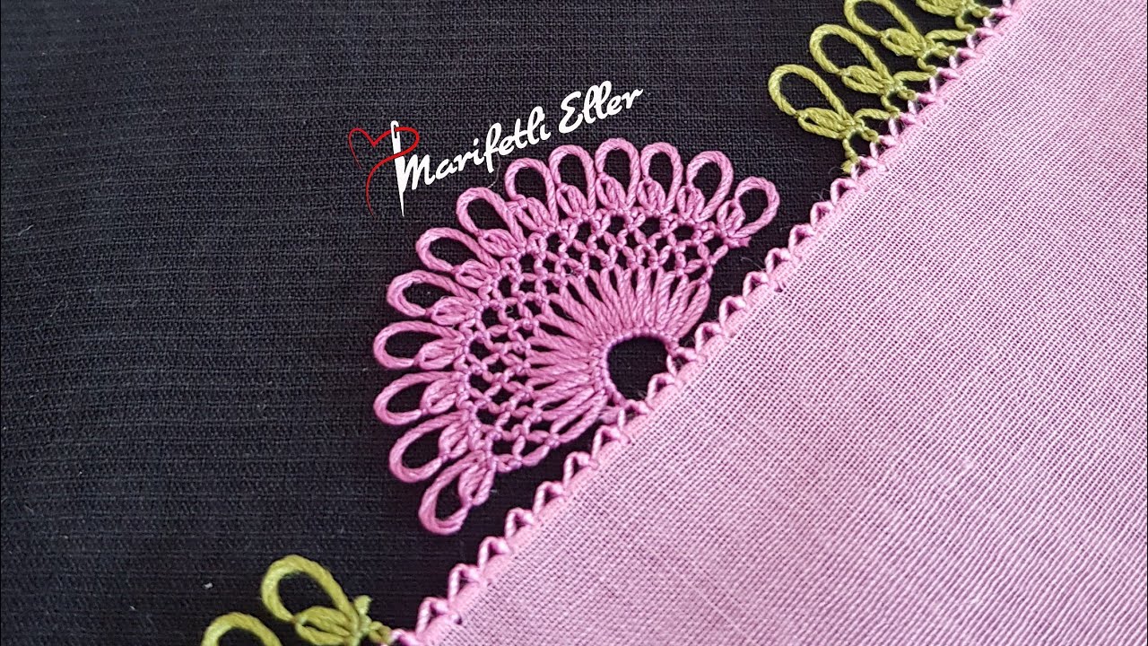 Çok Seveceğiniz Çok Gösterişli Bir İğne Oyası Modelinin Yapılışı | 952. Model