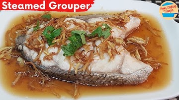 Easy Steamed Grouper Fish with Soy Sauce and Fried Ginger