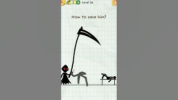 draw 2 save level 15&16 #shorts #youtubeshorts #gaming