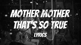 Mother Mother - Thats So True Cover (Gracie Abrams) 