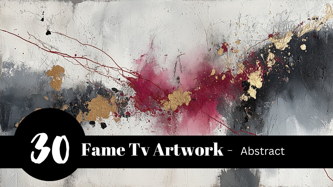 Abstract Art Screensaver for Samsung Frame TV | Modern Minimal Artwork | 1 Hour 4K