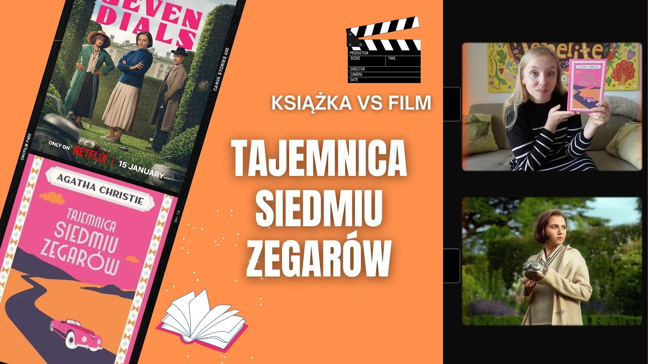 Tajemnica Siedmiu Zegarów ⏰ Agatha Christie | Książk vs film