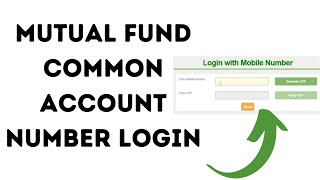 How To Login Can From Desktop? Mf Common Account Number Login Can Mutual Fund Login