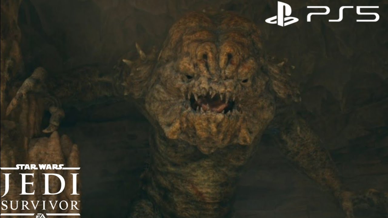 Star Wars Jedi Survivor | Cal Kestis vs Rancor (Boss Fight) - YouTube