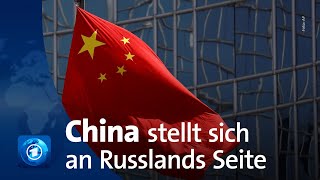 Krieg gegen die Ukraine: China stellt sich an Seite Russlands