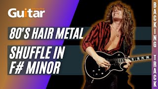 Download Lagu 80s Hair Metal Style | Shuffle in F# minor | Guitar Backing track MP3