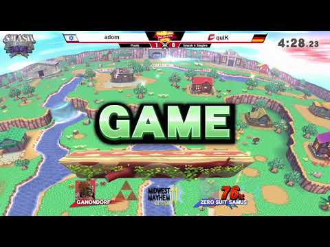 SI:D - BSD | quiK (ZSS) Vs. adom (Ganon) - Pools - Smash 4 Singles
