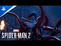 Marvels spiderman 2 red symbiote superior suit vs kraven gameplay