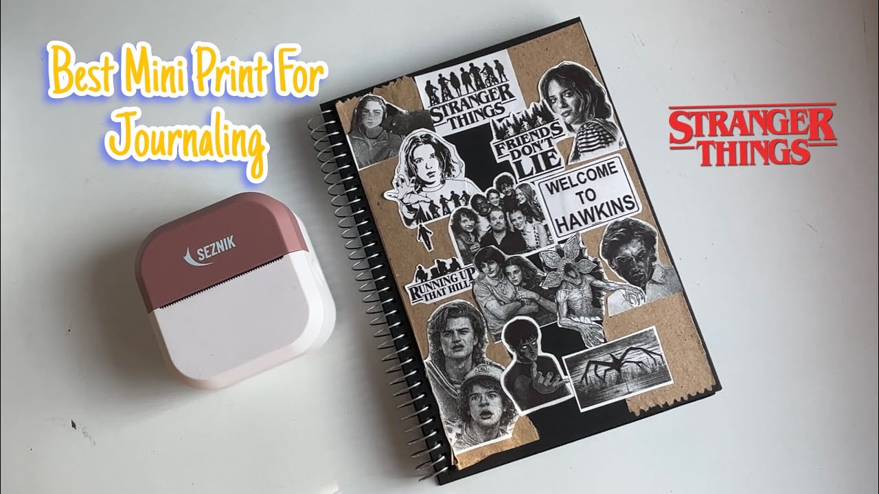 Best Mini Printer For Journaling | SEZNIK Mini Printer | Stranger Things Journal Ideas  