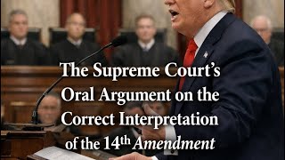 The supreme court’s oral argument on the correct interpretation of the 14 Amendment.